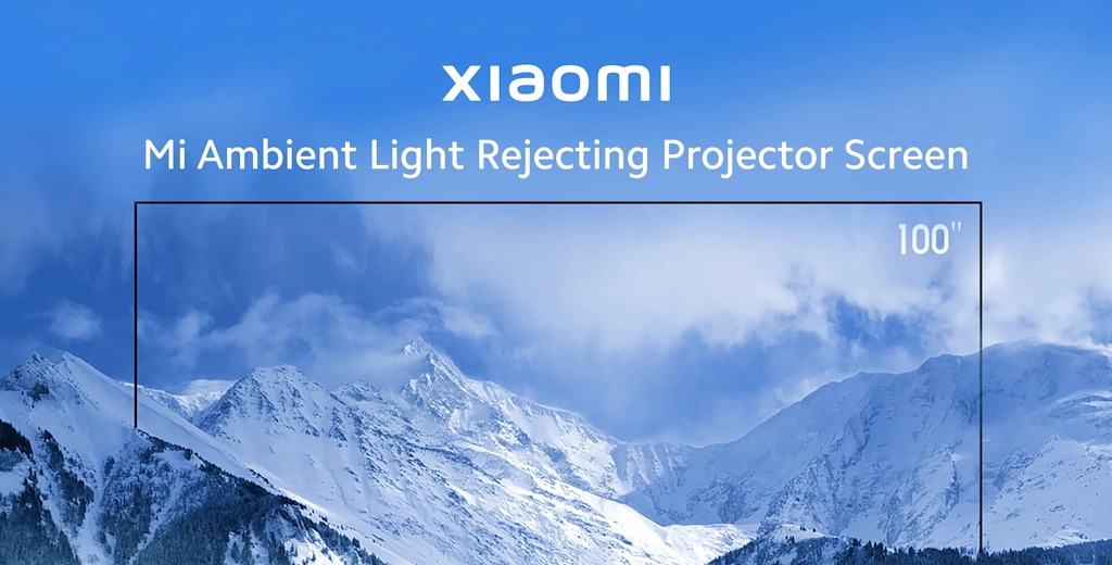 Xiaomi Mi Ambient Light Rejecting Projector Screen 100