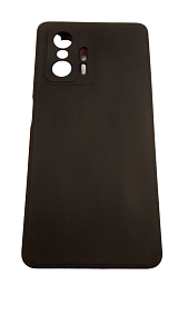 Чехол-бампер для Xiaomi 11T/11T Pro Digitalpart Silicone Case черный