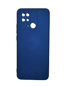Чехол-бампер для Xiaomi Redmi 10C Digitalpart Silicone Case синий
