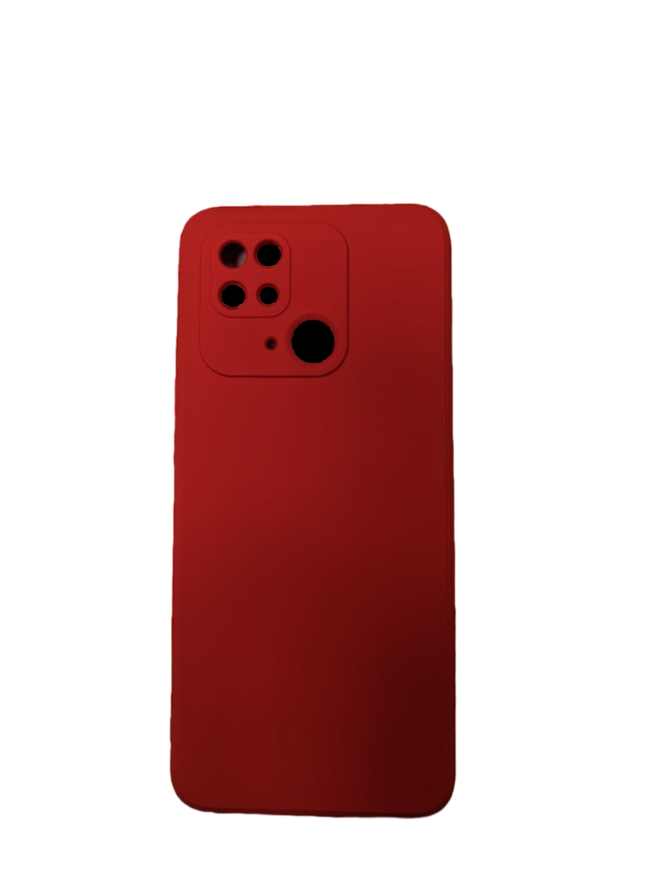 Чехол-бампер для Xiaomi Redmi 10C Digitalpart Silicone Case красный