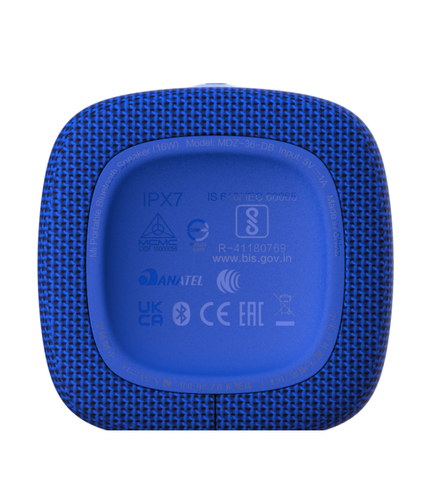 Портативная акустика Xiaomi Mi Outdoor Speaker GL MP (синяя) QBH4197GL