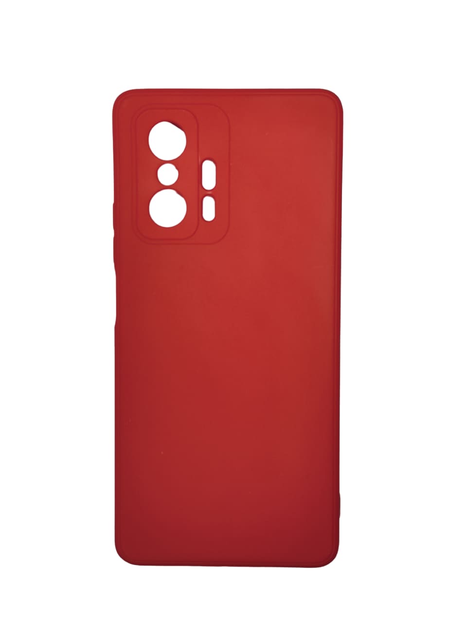 Чехол-бампер для Xiaomi 11T/11T Pro Digitalpart Silicone Case красный