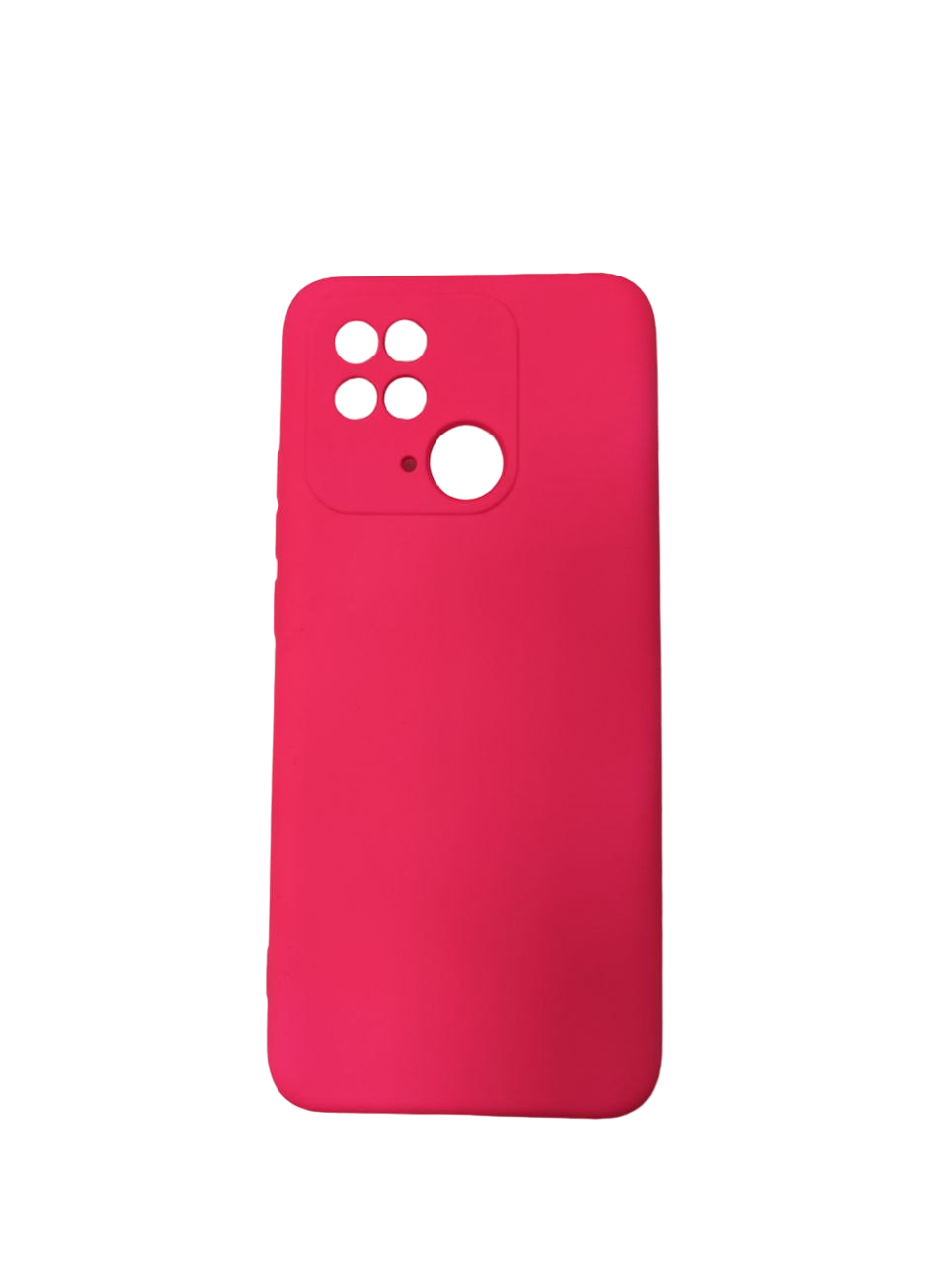 Чехол-бампер для Xiaomi Redmi 10C Digitalpart Silicone Case фуксия