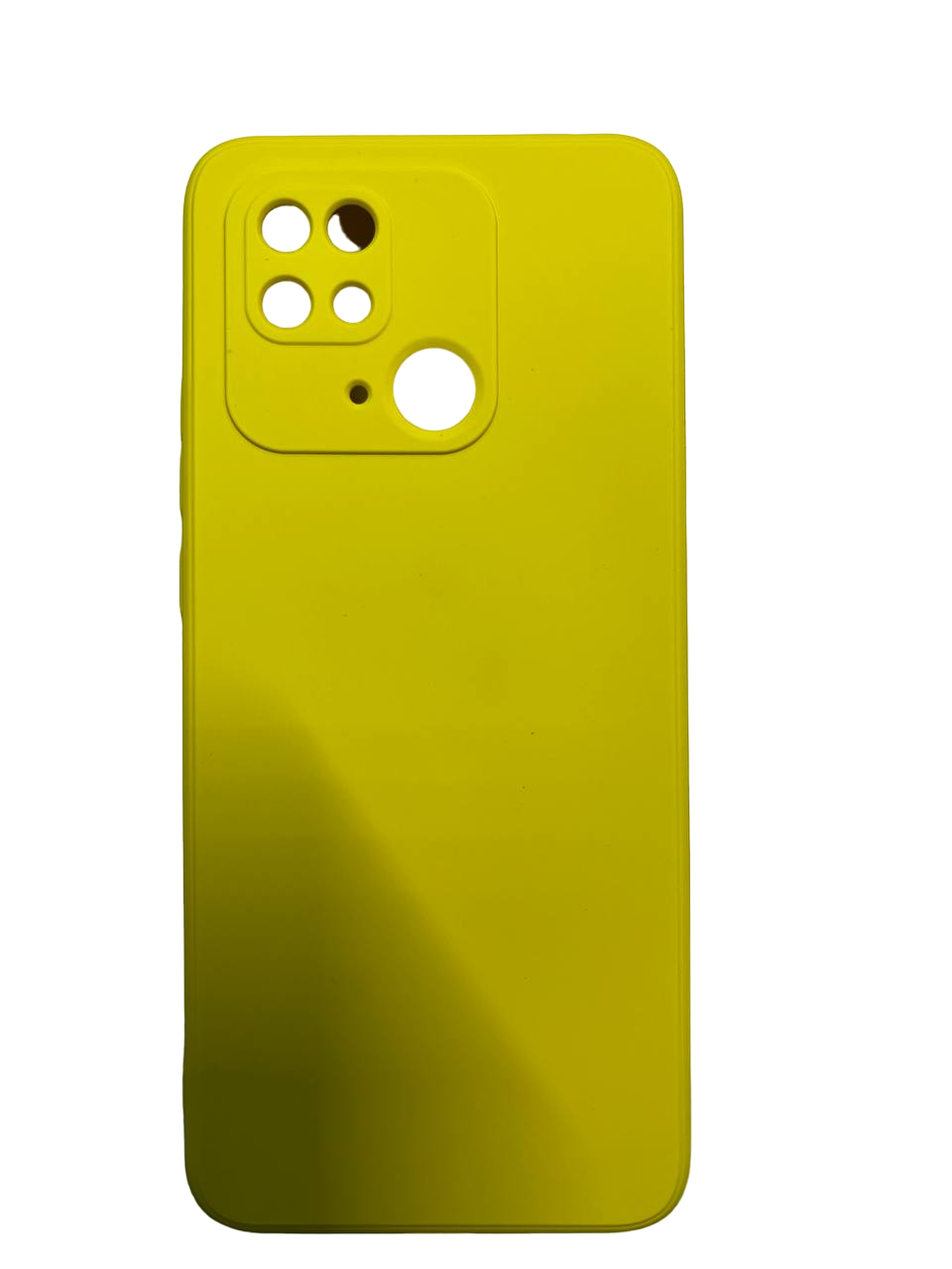 Чехол-бампер для Xiaomi Redmi 10C Digitalpart Silicone Case желтый