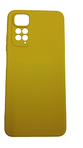 Чехол-бампер Xiaomi Redmi Note 11/Note 11S Digitalpart Silicone Case желтый