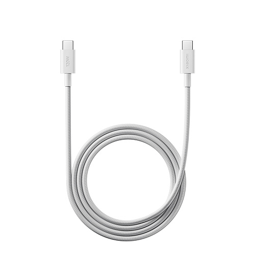 Кабель Xiaomi Mi Braided USB-C to USB-C (1m) 6A BHR087KGL
