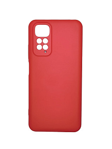 Чехол-бампер Xiaomi Redmi Note 11/Note 11S Digitalpart Silicone Case красный