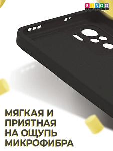 Бампер Bingo Matt TPU для XIAOMI Redmi Note 10 Pro Черный