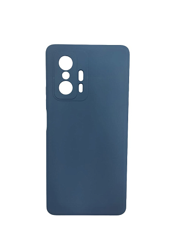 Чехол-бампер для Xiaomi 11T/11T Pro Digitalpart Silicone Case синий