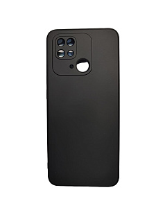 Чехол-бампер для Xiaomi Redmi 10C Digitalpart Silicone Case черный