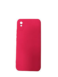 Чехол-бампер для Xiaomi Redmi 9A Digitalpart Silicone Case фуксия