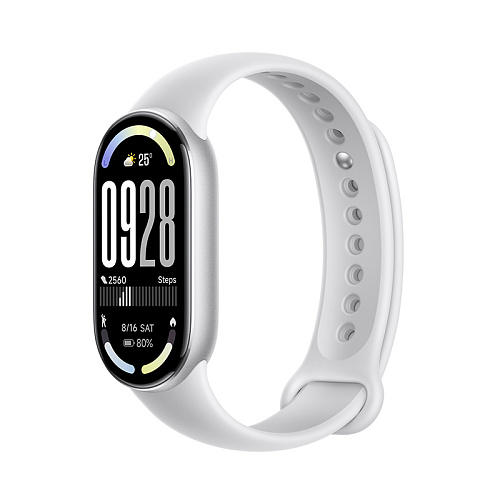 Смарт-браслет Xiaomi Mi Smart Band 10 Glacier Silver BHR07PSGL