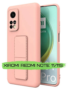Бампер Bingo Stand для XIAOMI Redmi Note 11/Note 11S Розовый