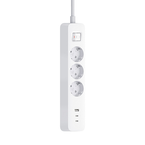 Сетевой фильтр Xiaomi 20W Power Strip 2C1A White BHR07UKEU