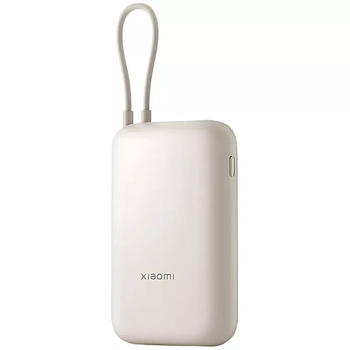Внешний аккумулятор Xiaomi Mi Power Bank 10000 mAh (Integrated Cable) Tan BHR9072GL