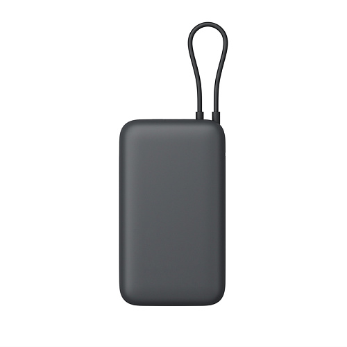 Внешний аккумулятор Xiaomi Mi Power Bank 20000 mAh (Integrated Cable) (Dark Gray) BHR9740GL