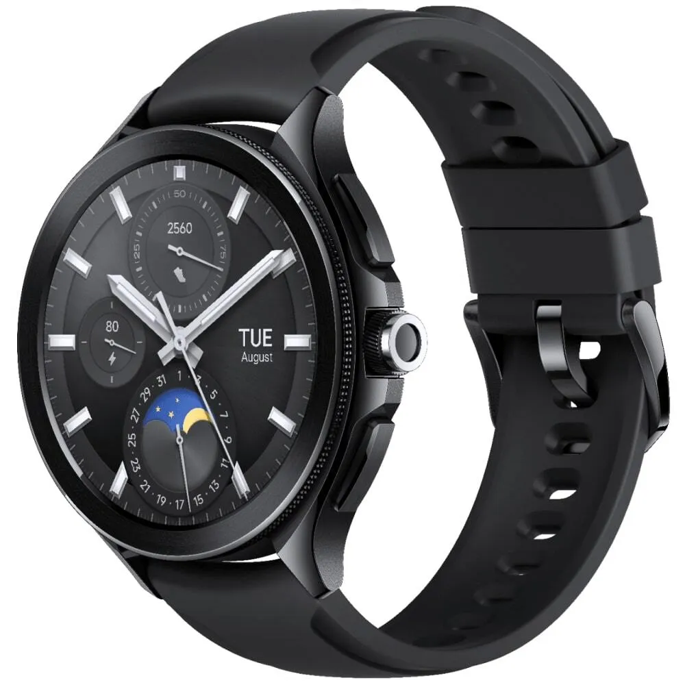 Смарт-часы Xiaomi Watch 2 Pro Black Case with Black Fluororubber Strap BHR7211GL