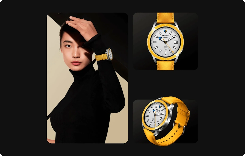 Xiaomi Watch S3 желтого цвета